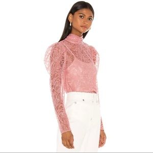 Tularosa Pink Sparkly Top